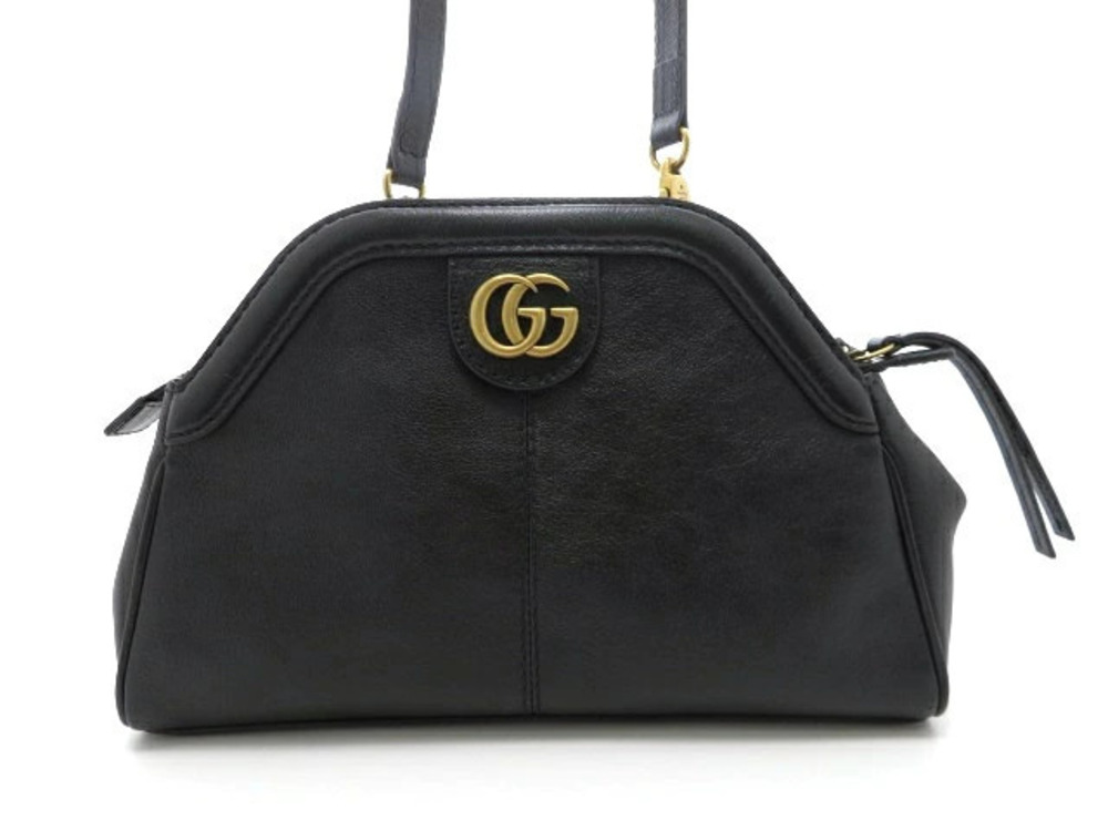 Gucci Bag Shoulder Re Belle Calf Black